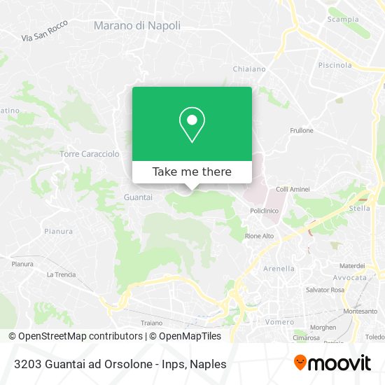 3203 Guantai ad Orsolone - Inps map
