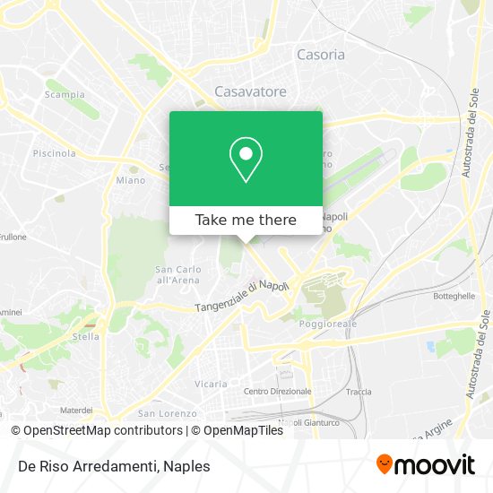 De Riso Arredamenti map