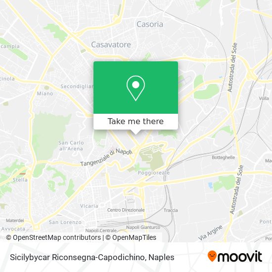 Sicilybycar Riconsegna-Capodichino map