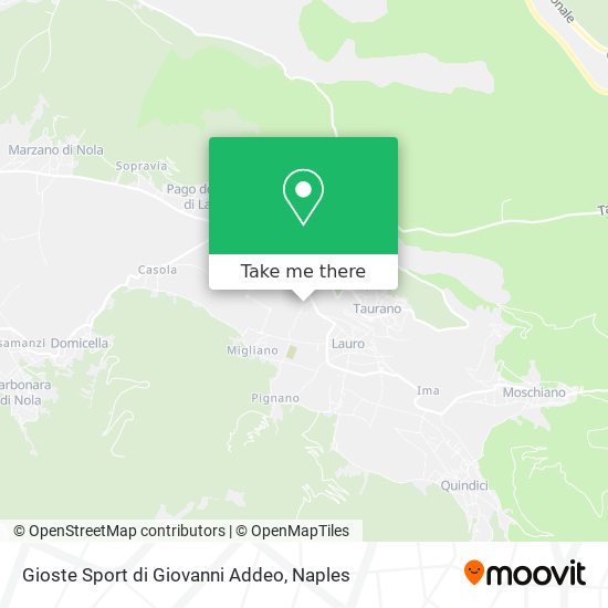 Gioste Sport di Giovanni Addeo map