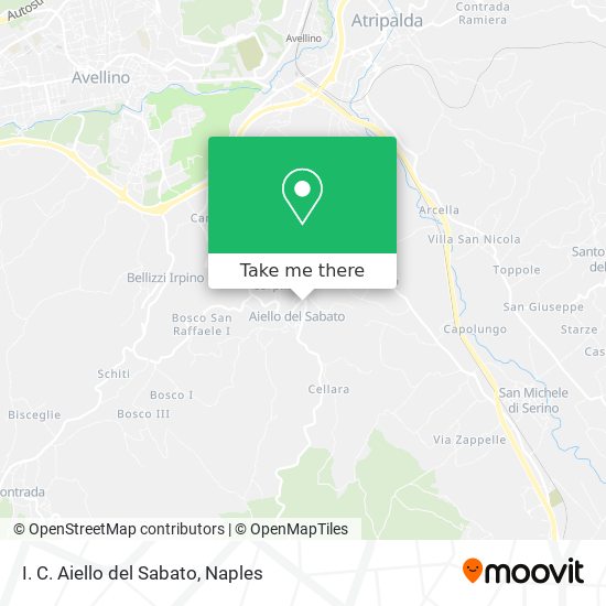 I. C. Aiello del Sabato map