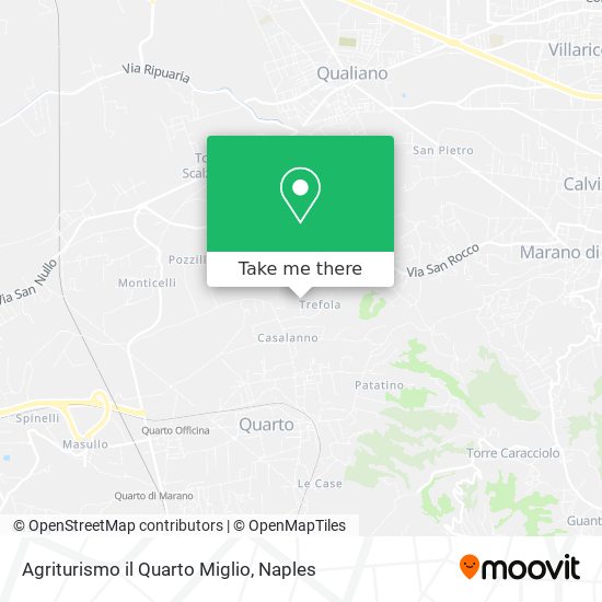 Agriturismo il Quarto Miglio map