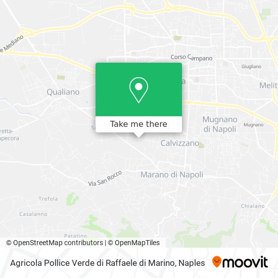 Agricola Pollice Verde di Raffaele di Marino map