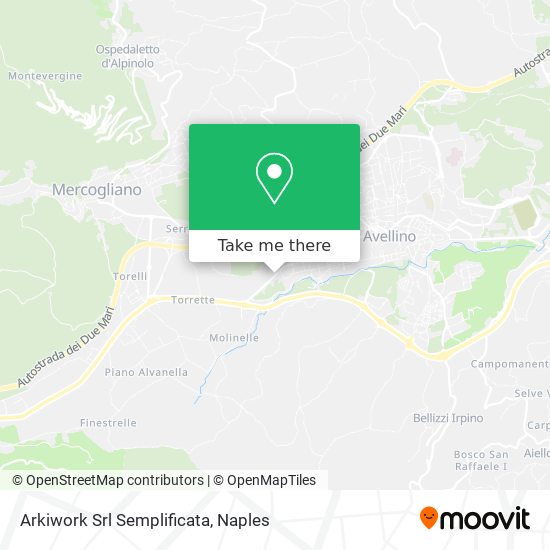 Arkiwork Srl Semplificata map