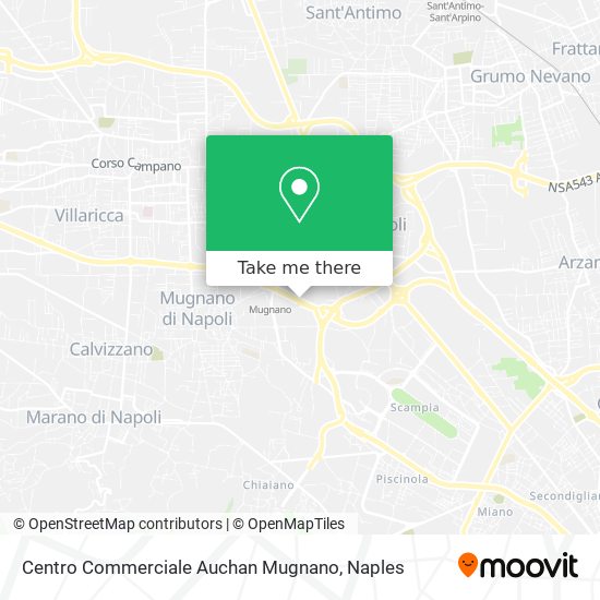 Centro Commerciale Auchan Mugnano map