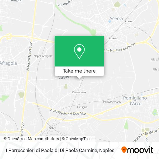 I Parrucchieri di Paola di Di Paola Carmine map