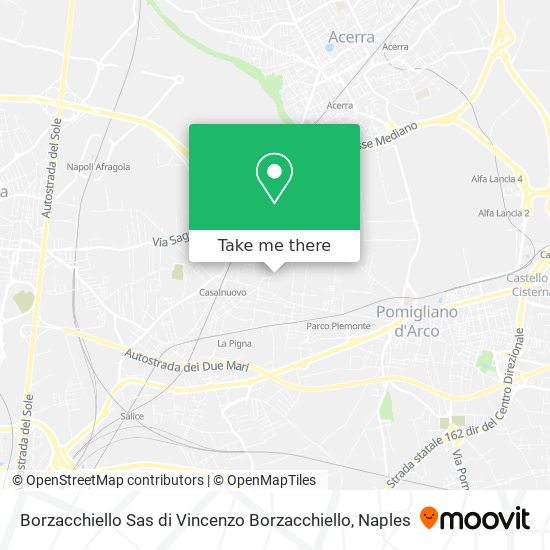 Borzacchiello Sas di Vincenzo Borzacchiello map