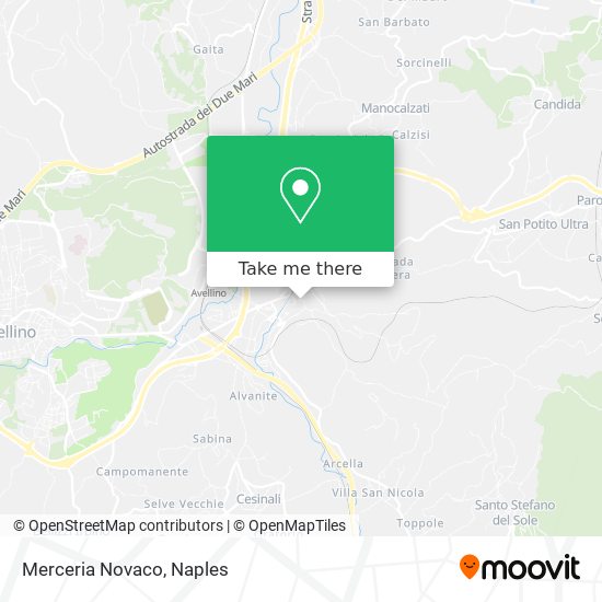 Merceria Novaco map