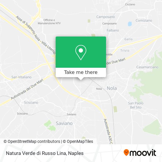 Natura Verde di Russo Lina map