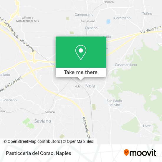 Pasticceria del Corso map