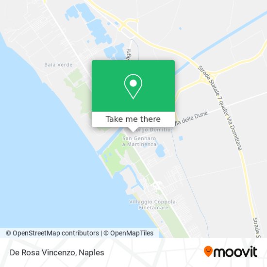 De Rosa Vincenzo map