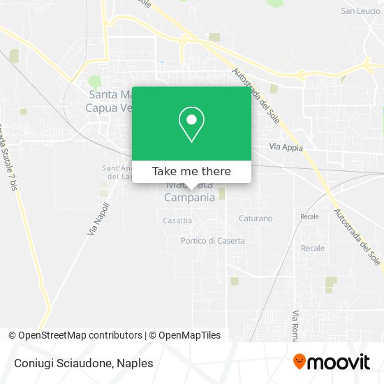 Coniugi Sciaudone map