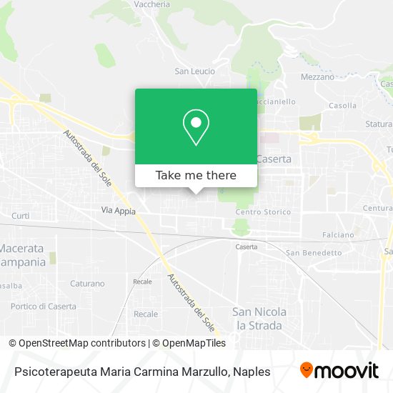 Psicoterapeuta Maria Carmina Marzullo map