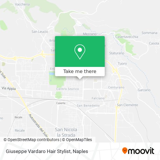 Giuseppe Vardaro Hair Stylist map