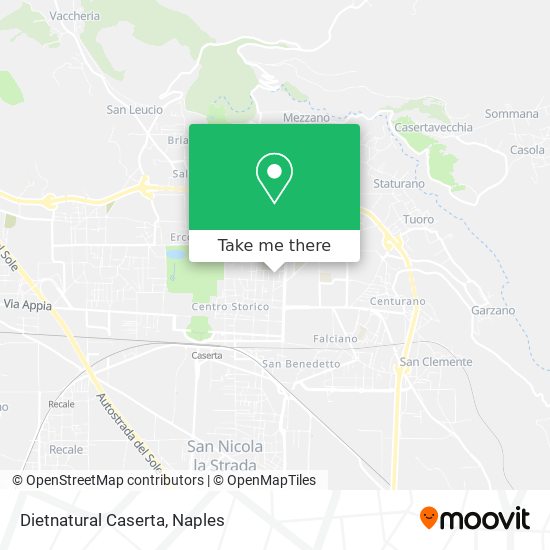 Dietnatural Caserta map