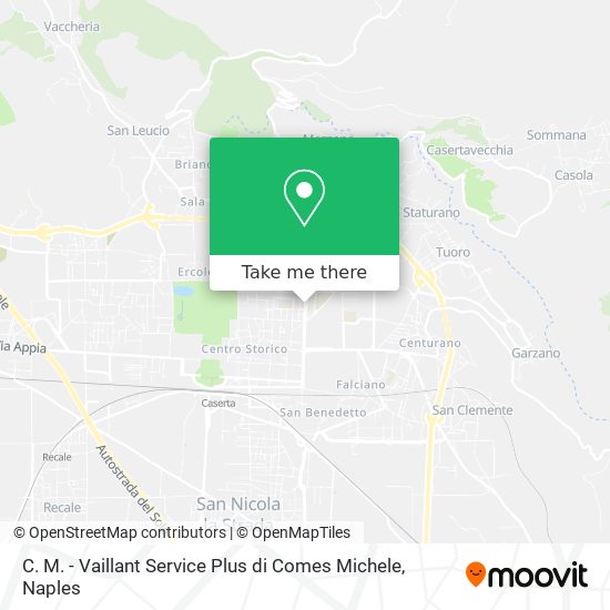 C. M. - Vaillant Service Plus di Comes Michele map