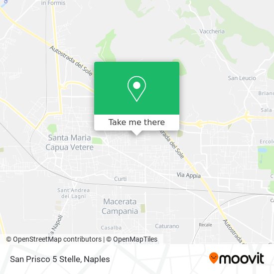San Prisco 5 Stelle map