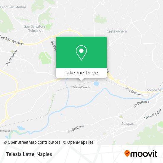Telesia Latte map