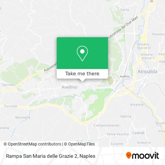 Rampa San Maria delle Grazie  2 map