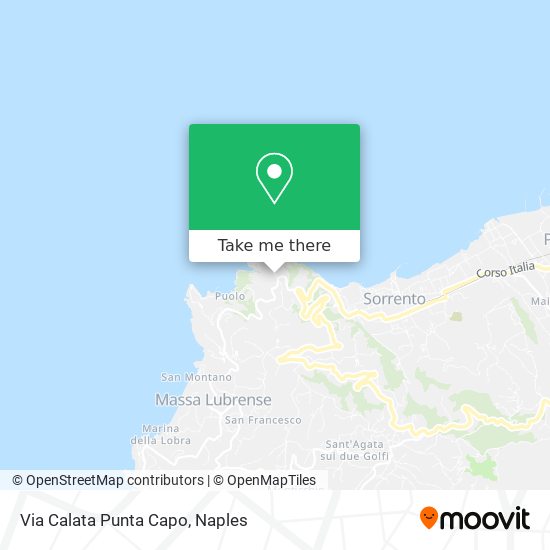 Via Calata Punta Capo map