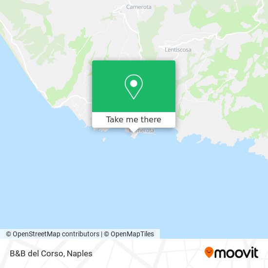 B&B del Corso map
