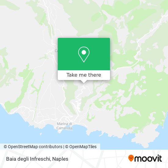 Baia degli Infreschi map