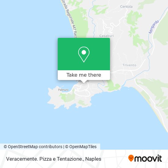 Veracemente. Pizza e Tentazione. map