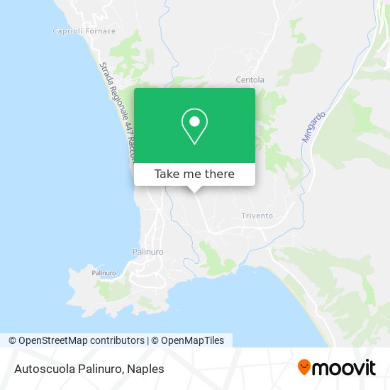 Autoscuola Palinuro map