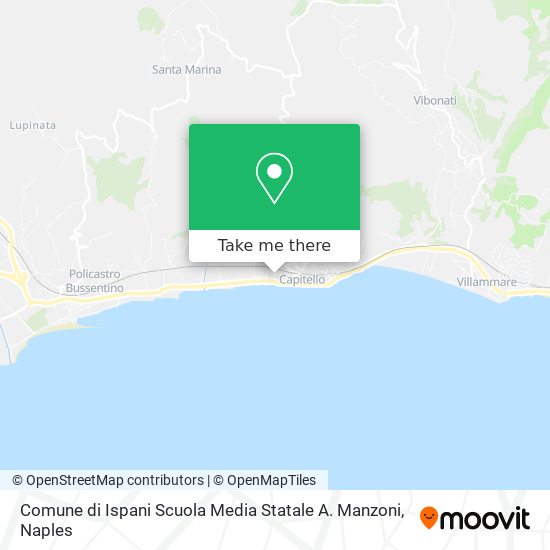 Comune di Ispani Scuola Media Statale A. Manzoni map