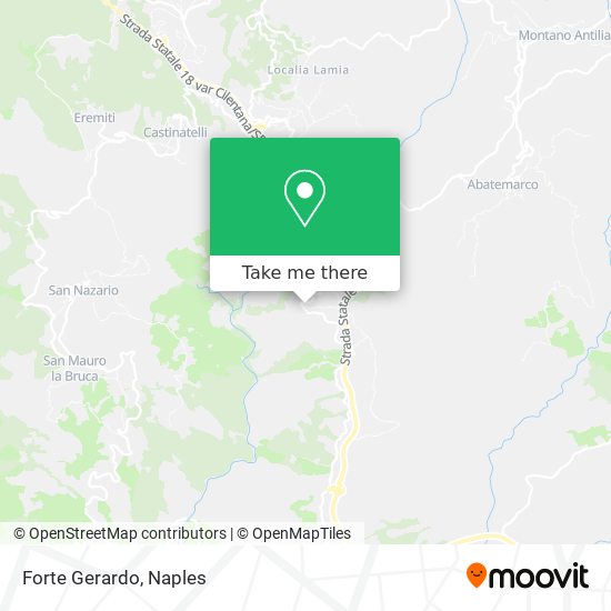 Forte Gerardo map