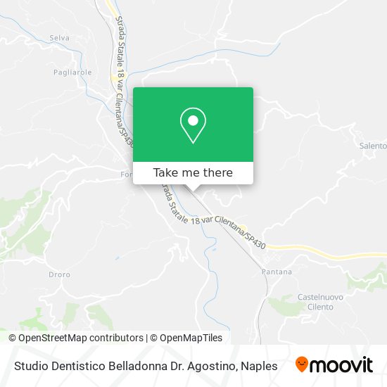 Studio Dentistico Belladonna Dr. Agostino map