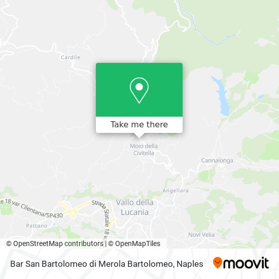 Bar San Bartolomeo di Merola Bartolomeo map