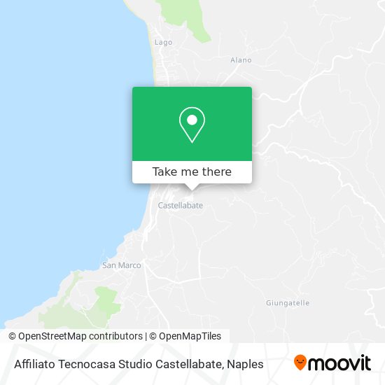 Affiliato Tecnocasa Studio Castellabate map