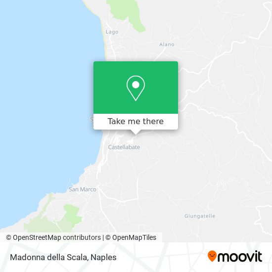 Madonna della Scala map