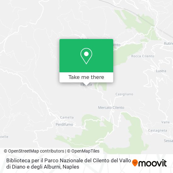 Biblioteca per il Parco Nazionale del Cilento del Vallo di Diano e degli Alburni map