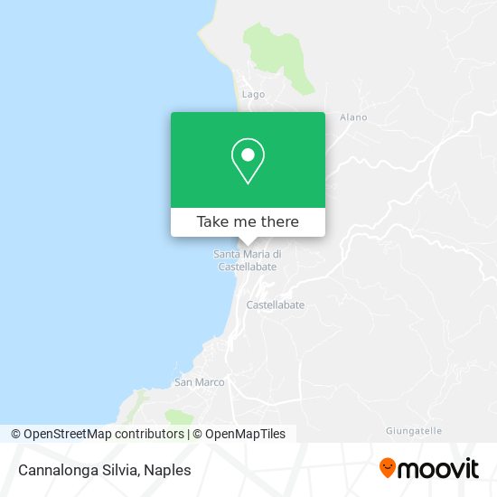 Cannalonga Silvia map