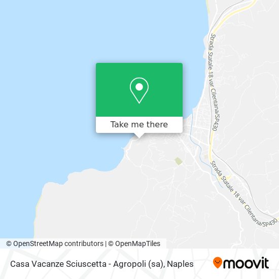 Casa Vacanze Sciuscetta - Agropoli map