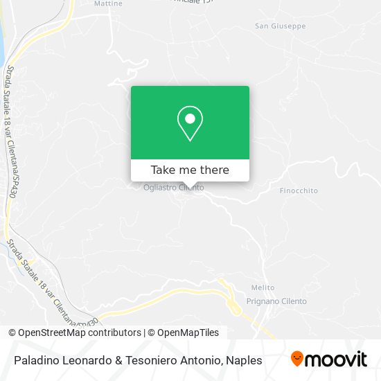 Paladino Leonardo & Tesoniero Antonio map