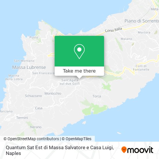 Quantum Sat Est di Massa Salvatore e Casa Luigi map