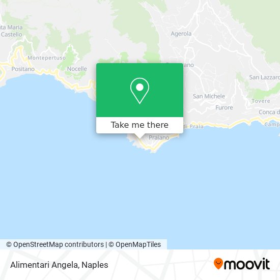 Alimentari Angela map