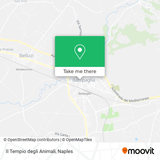 Il Tempio degli Animali map