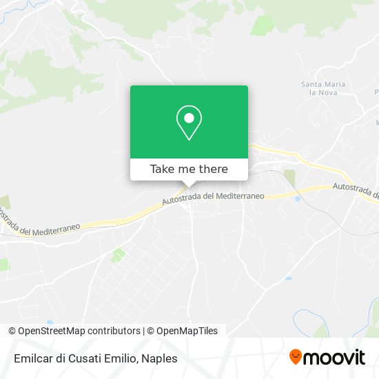 Emilcar di Cusati Emilio map