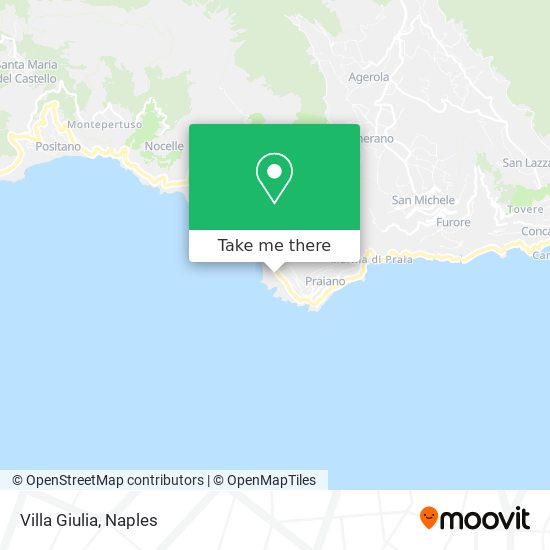 Villa Giulia map