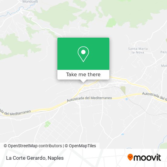 La Corte Gerardo map