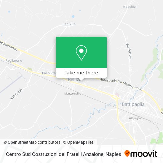 Centro Sud Costruzioni dei Fratelli Anzalone map
