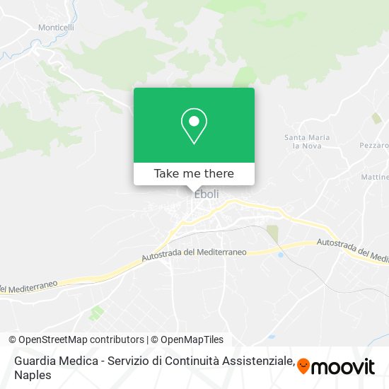 Guardia Medica - Servizio di Continuità Assistenziale map