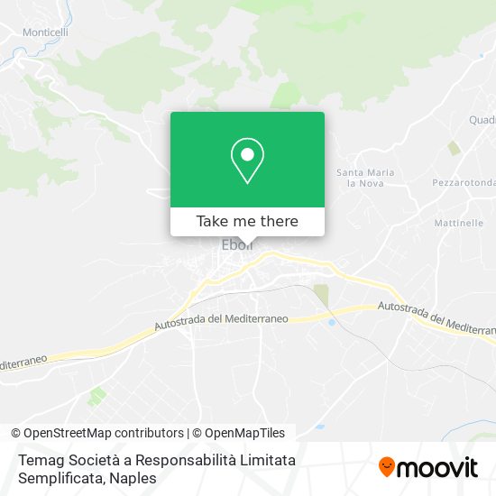 Temag Società a Responsabilità Limitata Semplificata map