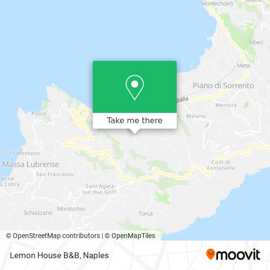 Lemon House B&B map