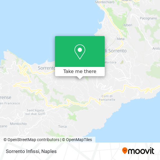 Sorrento Infissi map