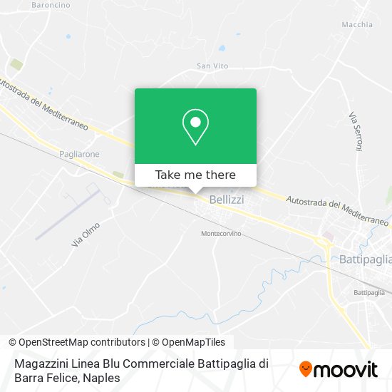 Magazzini Linea Blu Commerciale Battipaglia di Barra Felice map